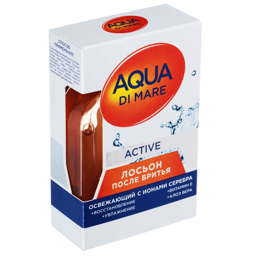 Лосьон после бритья AQUA DI MARE, Cool/Active/Breeze, 100 мл