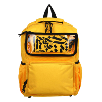 Рюкзак подростковый 40x30x14,5см, 1 отд., 4 карм., карман с прозр.окном, кошелек, ПЭ, песочный
