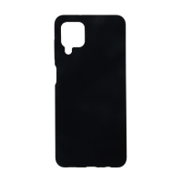 Чехол для смартфона Цветной, Samsung Galaxy A12/M12, черный, силикон