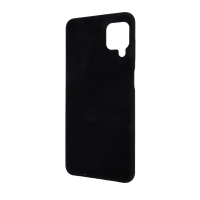 Чехол для смартфона Цветной, Samsung Galaxy A12/M12, черный, силикон