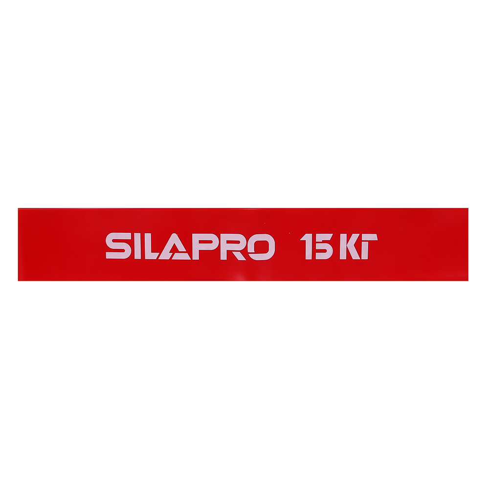 SILAPRO Фитнес-резинка, 30х5х0.07 см, нагрузка 15 кг, латекс