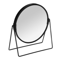 ЮНИLOOK Зеркало настольное с увеличением, металл, стекло, 20,8x18,5см