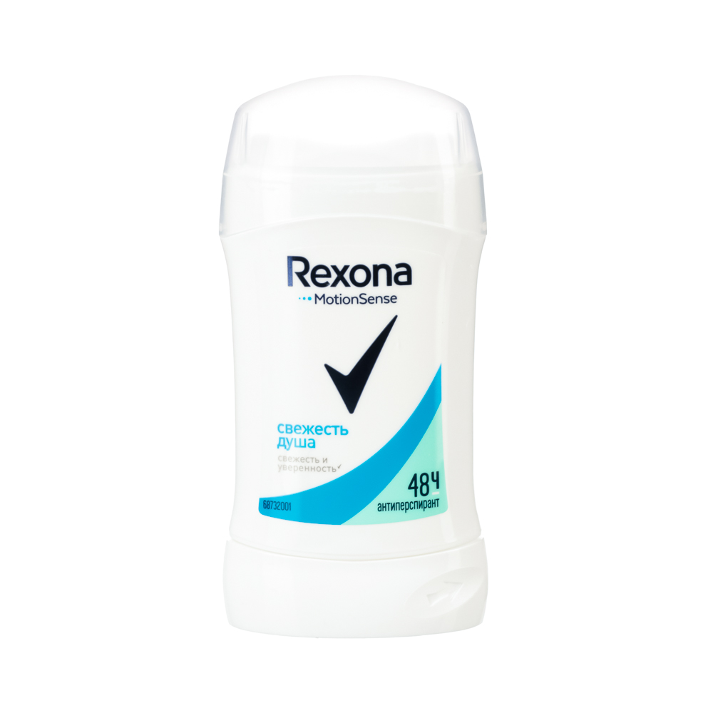 Антиперспирант твердый женский REXONA свежесть душа, п/б, 30 мл