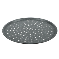 Форма для пиццы перфорированная, 32,5х1см, угл.сталь, антипригарное покрытие 