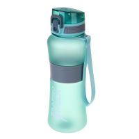 Бутылка спортивная с замком, EGGSHELL BLUE- ULTIMATE GRAY, 650РС, силикон