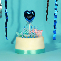 Свечи для торта 24 шт, 4 цвета