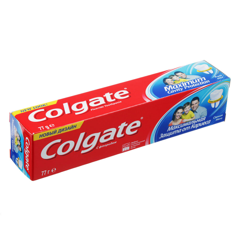 Зубная паста COLGATE Максимальная защита от кариеса Свежая мята, 50мл,арт.188189266/188189275