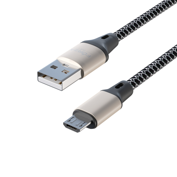 FORZA Кабель для зарядки Футбол Micro USB, 1м, 2А, 2 цвета, пакет