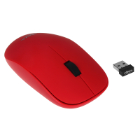 Компьютерная мышь беспроводная, 800/1200/1600DPI, 2.4GHz, 1xAA, Soft Touch, 4 цвета