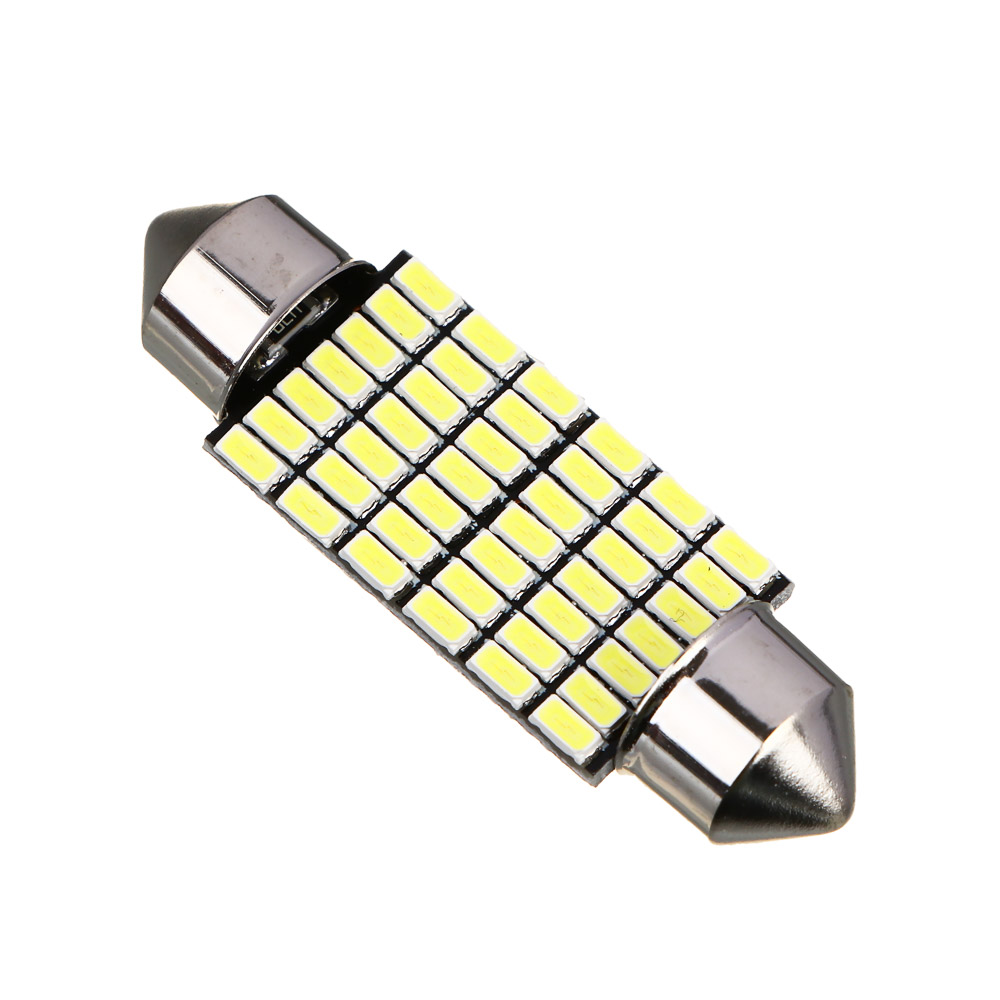 Лампа светодиодная T11, Canbus, (42SMD-3014), 39 мм, 12В, белый, 2 шт., блистер