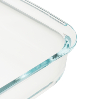 Форма для запекания/хранения жаропрочное стекло, с крышкой из полипропилена 26,7х16,2х6см, 1л