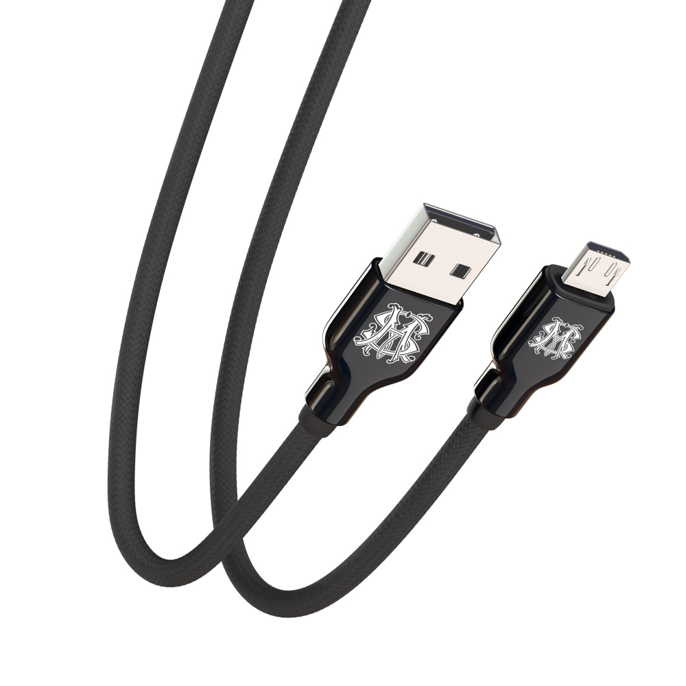 BY SM Кабель для зарядки Micro-USB, 1м, 3А, Быстрая зарядка QC 3.0, 2 цвета