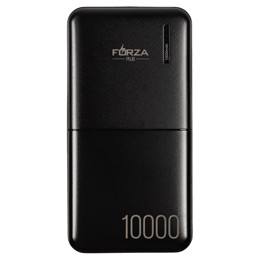 FORZA Аккумулятор мобильный, 10000 мАч, 2xUSB, 2А, 2 цвета