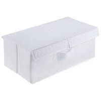 VETTA Швеция Кофр для хранения с двойной крышкой, 40х20х16h см, полиэстер, белый