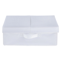 VETTA Швеция Кофр для хранения с двойной крышкой, 40х20х16h см, полиэстер, белый