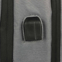 Рюкзак подростковый, 45х32x19см, 2 отд, 3 карм, ПЭ, иск.кожа,спинка с эрг.элем.,USB, 4 цвета