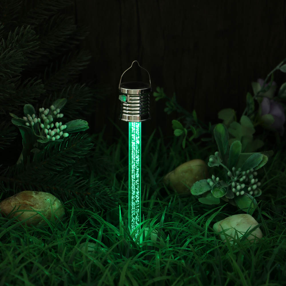 Фонарь на солнечной батарее 21.8x3см, 1LED лампа, свечение RGB, 1x 1.2V 40mAh NI-MH, пластик, акрил