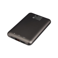 Аккумулятор мобильный, 10000мАч, USB/Type-C, Быстрая зарядка QC4.0+PD, 5А, корпус метал, серый