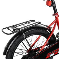 Велосипед 2-х кол. Slider, цв. кра/чер, надув.колеса D18
