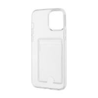 Чехол для смартфона Прозрачный, iP -13 pro max, картхолдер, силикон