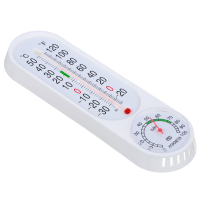 Термометр вертикальный, измерение влажности воздуха, 23x7см, пластик, блистер