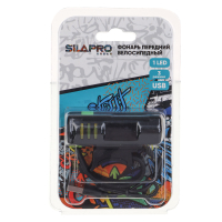 SILAPRO Фонарь передний 7,5х3см, 3LED, 1 реж., ABS, USB