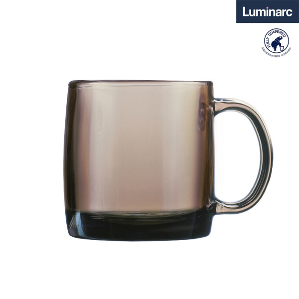 Luminarc Эклипс Нордик Кружка 380мл, дымчатое стекло, арт. H9151