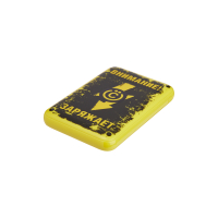 Аккумулятор мобильный, 5000мАч, 2 USB, 2А, желтый