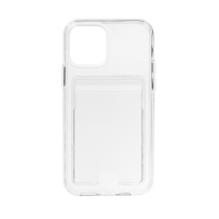 Чехол для смартфона Прозрачный, iP - 13, картхолдер, силикон