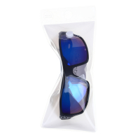 Очки солнцезащитные взрослые в чехле, пластик, 146x43мм, 2 цвета, ОС23-07