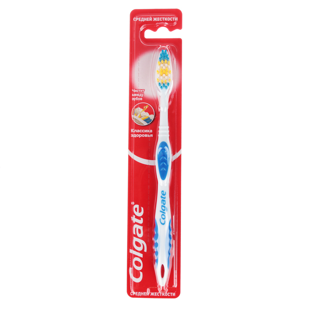 Зубная щетка COLGATE Классика здоровья, средняя, 1 шт