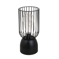 Светильник LED в стиле лофт, 11х11х24,5 см, металл, пластик, цвет черный