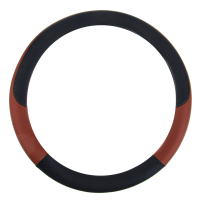 NG Оплетка руля, серия Basic, экокожа, размер M, черно-коричневая