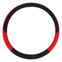 NG Оплетка руля, серия Basic, экокожа, размер M, черно-красная