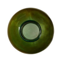 Ваза Орион 25х25х20см, стекло, зеленый