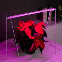 Светильник светодиодный для растений, 32LED, фиолетовый, 54х2.4х1.3см, 8Вт, 220В, ABS