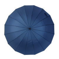 Зонт-трость универсальный, металл, пластик, полиэстер, 60 см, 16 спиц, 6 цветов, 2610S-1