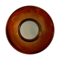 Ваза Орион 25х25х20см, стекло, коричневый